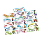 Maxbell 16Pcs Classroom Rules Educational Posters Teacher Good Habits Manners Charts
