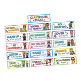 Maxbell 16Pcs Classroom Rules Educational Posters Teacher Good Habits Manners Charts