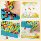 Maxbell Count and Match Wooden Set Concentration Patience Baby Fine Motor Skill Game