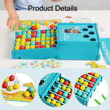 Maxbell Count and Match Wooden Set Concentration Patience Baby Fine Motor Skill Game