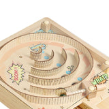 Maxbell Wooden Pinball Game Early Development Fine Motor Skills Tabletop Pinball Toy Style A