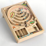 Maxbell Wooden Pinball Game Early Development Fine Motor Skills Tabletop Pinball Toy Style A