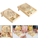 Maxbell Wooden Pinball Game Early Development Fine Motor Skills Tabletop Pinball Toy Style A