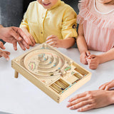 Maxbell Wooden Pinball Game Early Development Fine Motor Skills Tabletop Pinball Toy Style A