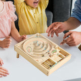 Maxbell Wooden Pinball Game Early Development Fine Motor Skills Tabletop Pinball Toy Style A