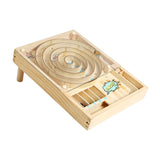 Maxbell Wooden Pinball Game Early Development Fine Motor Skills Tabletop Pinball Toy Style B