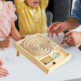 Maxbell Wooden Pinball Game Early Development Fine Motor Skills Tabletop Pinball Toy Style B