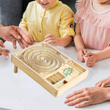 Maxbell Wooden Pinball Game Early Development Fine Motor Skills Tabletop Pinball Toy Style B