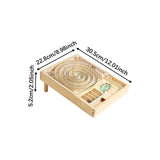 Maxbell Wooden Pinball Game Early Development Fine Motor Skills Tabletop Pinball Toy Style B