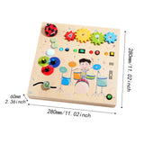 Maxbell Busy Board Travel Educational Toys for Children Boys Girls over 3 Years Old