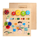 Maxbell Busy Board Travel Educational Toys for Children Boys Girls over 3 Years Old