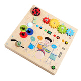 Maxbell Busy Board Travel Educational Toys for Children Boys Girls over 3 Years Old