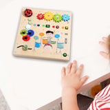 Maxbell Busy Board Travel Educational Toys for Children Boys Girls over 3 Years Old