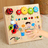 Maxbell Busy Board Travel Educational Toys for Children Boys Girls over 3 Years Old