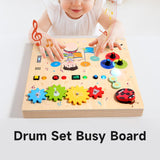 Maxbell Busy Board Travel Educational Toys for Children Boys Girls over 3 Years Old