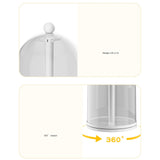 Maxbell Rotatable Showcase Figure Display Case for Charms Plush Figures Action Dolls White