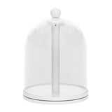 Maxbell Rotatable Showcase Figure Display Case for Charms Plush Figures Action Dolls White