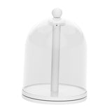 Maxbell Rotatable Showcase Figure Display Case for Charms Plush Figures Action Dolls White