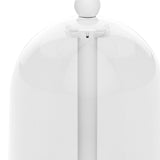 Maxbell Rotatable Showcase Figure Display Case for Charms Plush Figures Action Dolls White