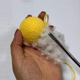 Maxbell 4x DIY Handcraft Stuffing Tool with Wooden Handle Handy Cotton Stuffing Tool