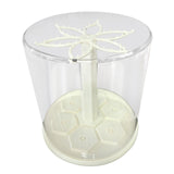Maxbell Figure Display Case Transparent Rotatable for Pendants Action Dolls Keychain