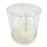 Maxbell Figure Display Case Transparent Rotatable for Pendants Action Dolls Keychain