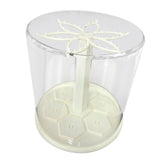 Maxbell Figure Display Case Transparent Rotatable for Pendants Action Dolls Keychain