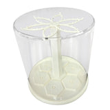 Maxbell Figure Display Case Transparent Rotatable for Pendants Action Dolls Keychain