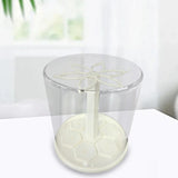 Maxbell Figure Display Case Transparent Rotatable for Pendants Action Dolls Keychain