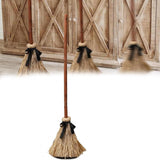 Maxbell Halloween Witch Broom Cosplay Broom Props for Party Supplies Masquerade Show