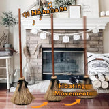 Maxbell Halloween Witch Broom Cosplay Broom Props for Party Supplies Masquerade Show