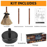 Maxbell Halloween Witch Broom Cosplay Broom Props for Party Supplies Masquerade Show