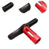 Maxbell 17mm RC Wheel Nut Wrench Convenient Small Rc Car Tires Spanner for 1/8 1/10