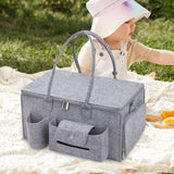 Maxbell Diaper Tote Bag Spacious Toys Storage for Travel Outdoor Activities Shopping