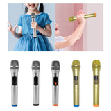 Maxbell Kids Microphone Toy Stage Costume Mic Prop for Kids Halloween Career Day Toy Silver Blue
