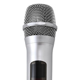 Maxbell Kids Microphone Toy Stage Costume Mic Prop for Kids Halloween Career Day Toy Silver Black