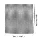 Maxbell Building Brick Base Plate Lightweight Hands on for Preschool Kids Boys Girls Gray