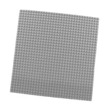 Maxbell Building Brick Base Plate Lightweight Hands on for Preschool Kids Boys Girls Gray