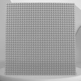 Maxbell Building Brick Base Plate Lightweight Hands on for Preschool Kids Boys Girls Gray