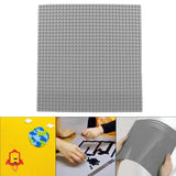 Maxbell Building Brick Base Plate Lightweight Hands on for Preschool Kids Boys Girls Gray