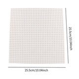 Maxbell Building Brick Base Plate Lightweight Hands on for Preschool Kids Boys Girls White