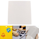 Maxbell Building Brick Base Plate Lightweight Hands on for Preschool Kids Boys Girls White