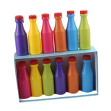 Maxbell Color Matching Game Kit Activity Bottle Color Game for Classmates Girls Boys