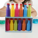 Maxbell Color Matching Game Kit Activity Bottle Color Game for Classmates Girls Boys