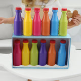 Maxbell Color Matching Game Kit Activity Bottle Color Game for Classmates Girls Boys