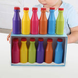 Maxbell Color Matching Game Kit Activity Bottle Color Game for Classmates Girls Boys
