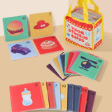 Maxbell Baby Flashcards Travel Toy Early Education for Boys Girls 0-6 Months Newborn Colorful
