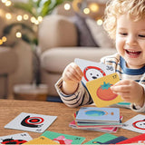 Maxbell Baby Flashcards Travel Toy Early Education for Boys Girls 0-6 Months Newborn Colorful