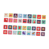 Maxbell Baby Flashcards Travel Toy Early Education for Boys Girls 0-6 Months Newborn Colorful