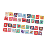 Maxbell Baby Flashcards Travel Toy Early Education for Boys Girls 0-6 Months Newborn Colorful